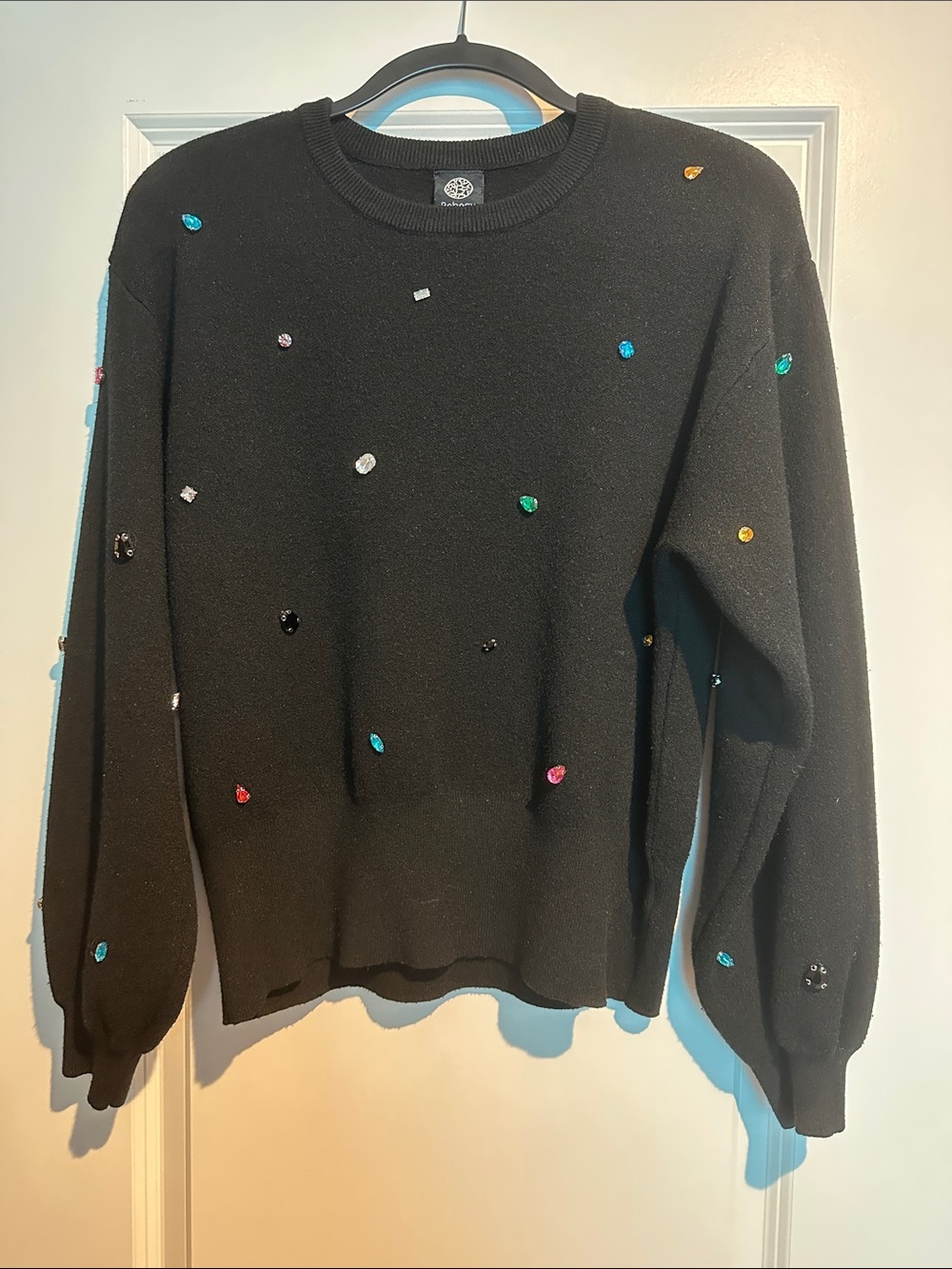 Black Embellished Sweater